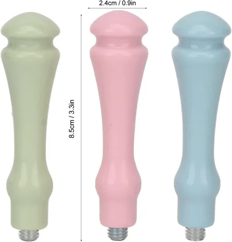 Miniatura 2 de Fdit 9 piezas de repuesto de sello de cera de cera, mango de sello de cera de sellado, mango de sello de cera de sellado de boda de madera