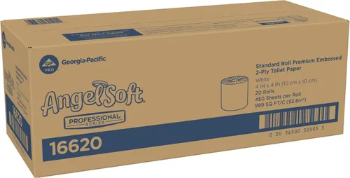 Miniatura 5 de Papel higiénico Georgia-Pacific Angel Soft ps 16880, blanco, 2 capas, con relieve prémium, 60
