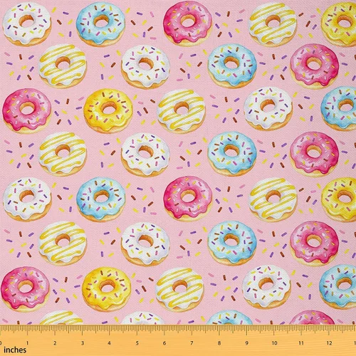 Miniatura 6 de Rustic Flowers Indoor Outdoor Fabric,Retro Floral Soft Flannel Polyester No Stretch Farmhouse Style Crafts & Sewing Supplies DIY Fabrics,1 Yard