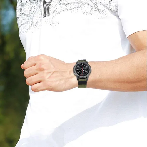 Miniatura 6 de Maxjoy Correas compatibles con Galaxy Watch de 1.81 pulgadas, Galaxy Watch 3 de 1.77 pulgadas, Gear S3 Frontier, correa de repuesto de nailon