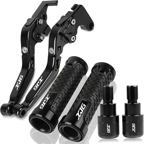 Motocicleta para Y&AMAHA XJ6N XJ6 N XJ6DIVER XJ6 Diver 2009-2015 2014 2013 2012 2010 Palanca de embrague de freno Manillar Agarres extremo Negro