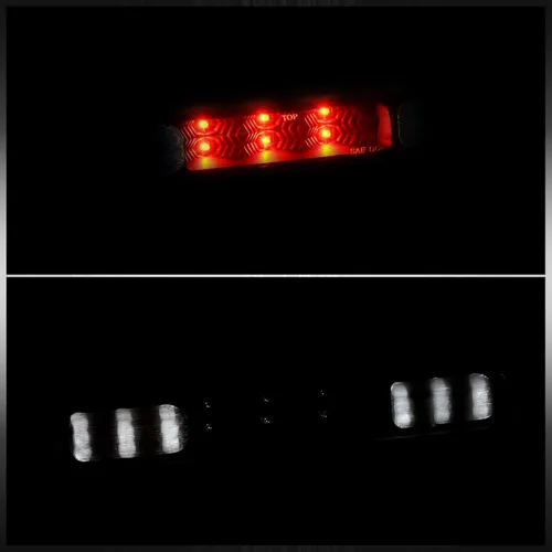 Miniatura 8 de Luces ledes de freno traseras con carcasa negra de repuesto de camiones para Chevy y Sierra