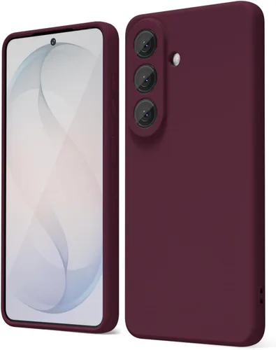 Miniatura 416 de oakxco Funda para teléfono Samsung Galaxy S21 Ultra con agarre de silicona líquida, bonita funda delgada y delgada de goma suave de TPU lisa