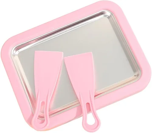 Miniatura 4 de Kit de Fabricadora de Helado Enrollado para el Hogar, Fabricadora de Helado Enrollado con 2 Raspadores, Actividad Divertida Familiar DIY, Verde