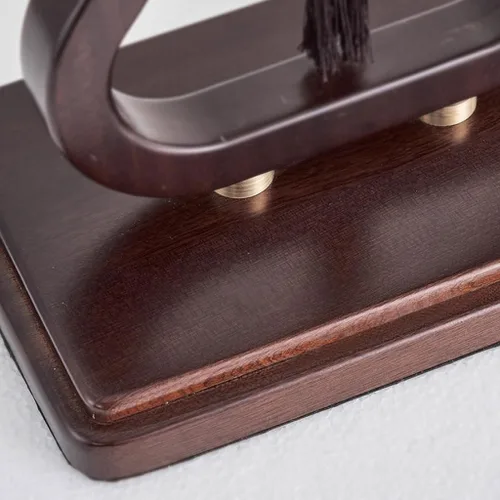 Miniatura 5 de Lámpara para escritorio, lámpara de mesa de noche, estilo retro, sala de estar, estudio, sala de té, lámpara de tela de madera maciza, lámparas