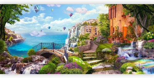 Miniatura 40 de artgeist Mural de Pared Despegar y Pegar Arquitectura 212x98 pulgadas - Papel Tapiz Autoadhesivo XXL de Esquina Removible Pegatina Grande Lámina