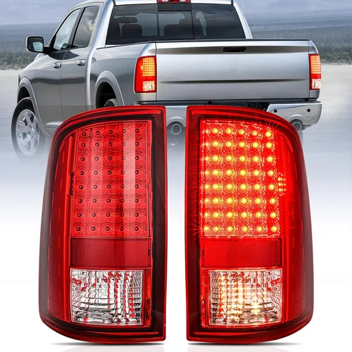 Miniatura 22 de Nilight Conjunto de luz trasera para Dodge Ram 2009 2010 2011 2012 2013 2014 2015 2016 2017 2018 Dodge Ram 1500 2500 3500 2019 2020 2021 estilo Rojo