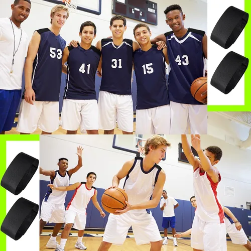 Miniatura 7 de Kajaia Sleeve Holders Sports Sleeve Clips Soccer Softball for Sports T Shirts Baseball Negro