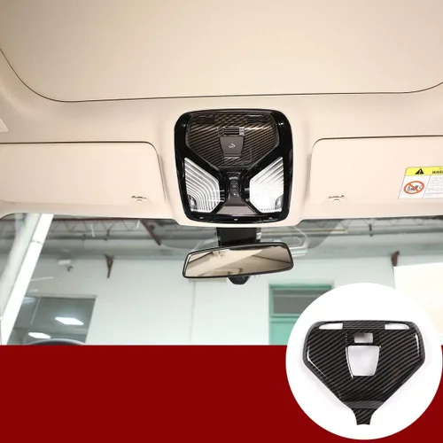 YIWANG Marco de lámpara de lectura de techo de coche ABS estilo fibra de carbono para BMW Serie 5 G30 2018 2019, X4 G02 2018 2019,6 GT G32, 7 Series