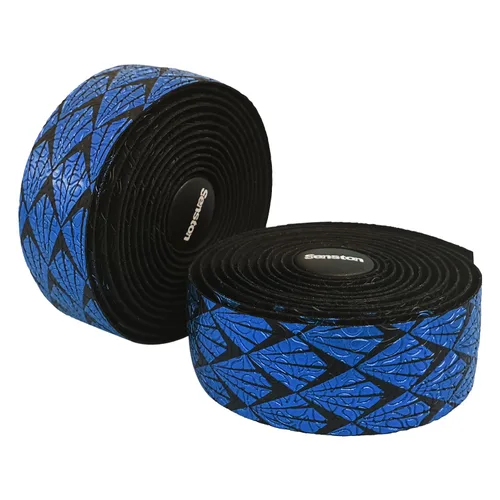 Senston Cintas de manillar de bicicleta de carretera EVA 2 rollos, cinta para manillar de bicicleta, color azul