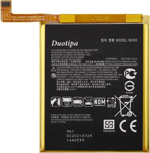 Miniatura 3 de Duotipa Batería MG50 compatible con Moto G9 Plus con kit de herramientas de reparación