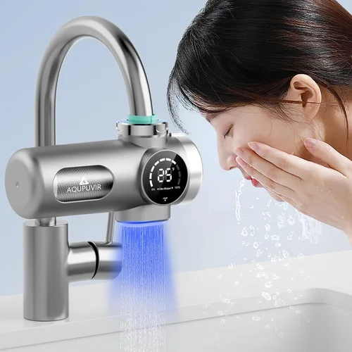 Miniatura 6 de Filtro de agua para grifo, filtro de 3 etapas con pantalla UV-C y autoalimentada, modos dobles para agua de grifo/filtrada, seguro para alimentos