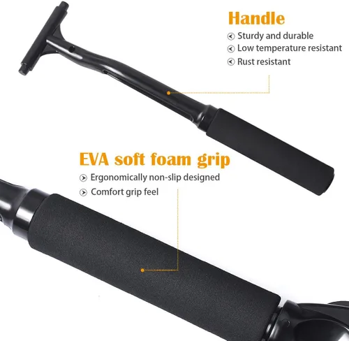 Miniatura 4 de Varita limpiadora de vidrio de ventana de coche con herramienta de limpieza interior de parabrisas y raspador de hielo desmontable para coche, SUV