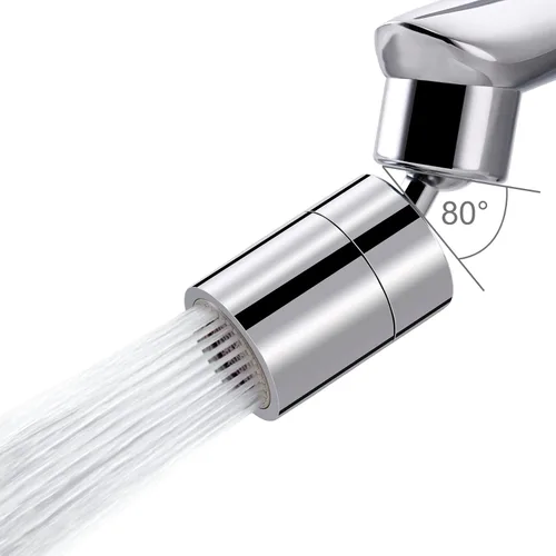 Miniatura 12 de Hibbent Aireador de grifo, aireador de grifo de fregadero de cocina de 360 grados, accesorio de grifo de cocina giratorio de doble función, pieza