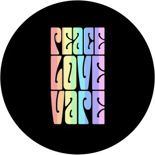 Miniatura 3 de Peace Love Vape - PopSockets de moda pastel intercambiables PopGrip