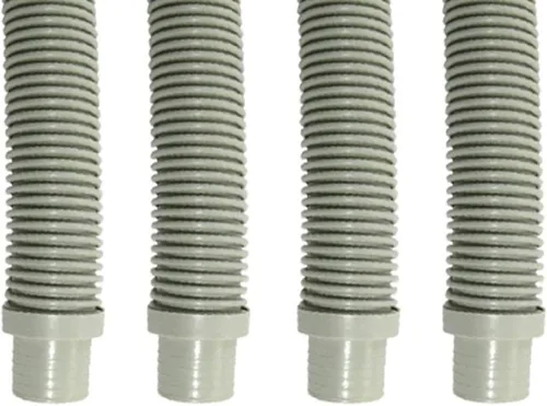 Puri Tech Paquete de 4 mangueras universales de succión para limpiador de piscina, 48 colores grises largos para Hayward Navigator, Pool Vac Ultra,