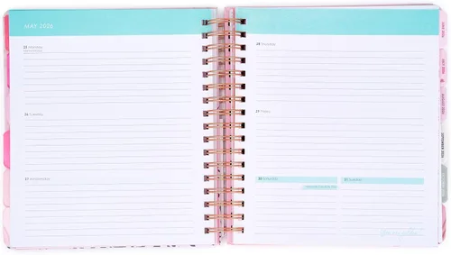 Miniatura 4 de Agenda y calendario diario grande de 18 meses “Organized Chaos” 2022-2023: Votum Agenda con vistas mensuales, semanales y diarias, Agenda personal