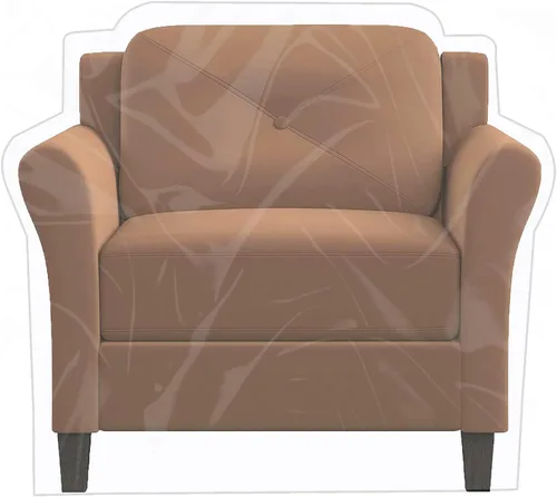 Miniatura 6 de Imperius Funda para sillón/sillón reclinable, resistente al agua, transparente, gruesa, resistente, cubierta protectora de plástico impermeable