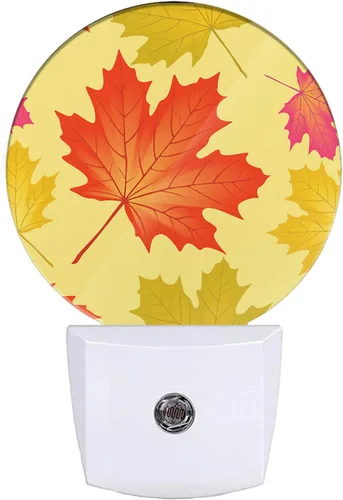 Miniatura 16 de EKOBLA Luz nocturna de árbol de estaciones coloridas enchufable, luz nocturna LED multicolor con sensor automático del atardecer al amanecer