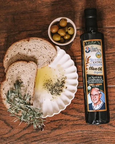 Miniatura 8 de Papa Dave's Aceite de oliva virgen extra orgánico certificado por USDA, contiene polifenol primero prensado en frío, aceite de oliva rico