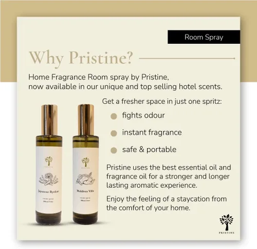 Miniatura 3 de PRISTINE English Country Inn Linen & Room Spray Ambientador, hecho con aceites esenciales, fragancia en aerosol para ambientes con fresa y vainilla