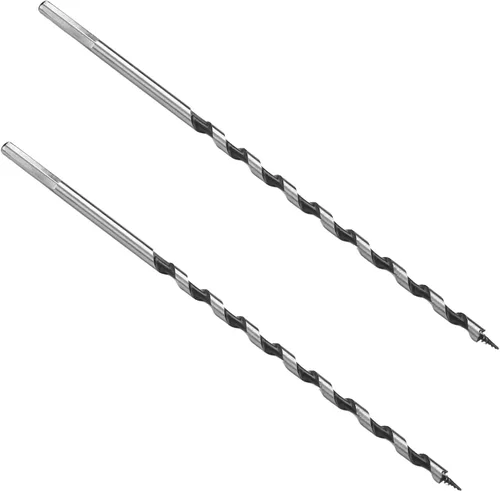 Utoolmart Broca de taladro de madera, vástago hexagonal de 0.236 x 9.055 in, diámetro de corte, acero de alta velocidad para taladro de banco