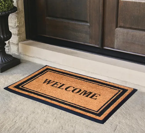 Miniatura 70 de A1HC Tapete para Puerta de Fibra de Coco Natural y Caucho, 30"x48" – Grueso, Duradero, Resistente, Anti-Desprendimiento, Resistente a