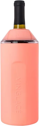 Miniatura 11 de Vinglacé Enfriador de Botella de Vino - Aislador de Champán Portátil - Funda de Enfriador de Vino de Acero Inoxidable - Mantiene el Vino Frío