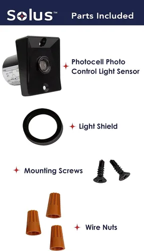 Miniatura 4 de Solus Sensor de atardecer a amanecer con enchufe de cambio Ezee - Sensor de fotocélula exterior para postes de lámpara de 3 pulgadas