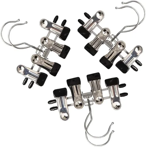 Miniatura 7 de Zapatero Ajustable de Acero Inoxidable Doblador de Pantalones Multifuncional Portátil de Viaje Lavandería Lavadora Estante Ganchos Calcetines Clip