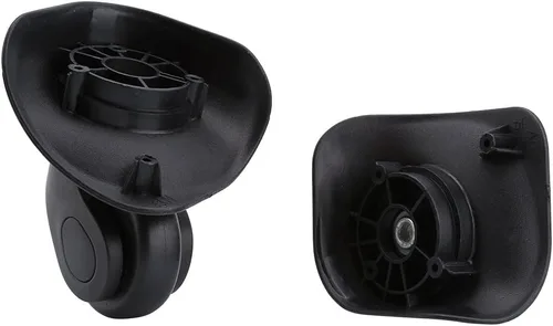 Miniatura 6 de 1 par de ruedas para maletero rueda de equipaje rueda de repuesto giratoria universal de repuesto para equipaje maleta ruedas de PVC para maleta