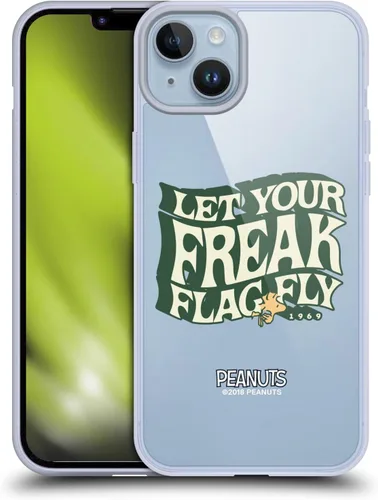 Miniatura 186 de Head Case Designs Funda de gel Woodstock 50th con licencia oficial de Peanuts Snoopy Guitar 1969 [protección de grado militar] compatible con Apple