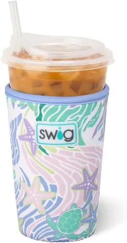 Miniatura 44 de Funda Swig Life para taza de café helado pequeña, funda estándar de 22oz para taza de café helado con asa, funda aislante de neopreno para mantener