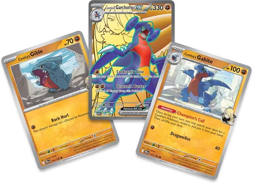 Miniatura 3 de Pokemon TCG: Colección premium de Cynthia’s Garchomp ex - 6 paquetes, pegatinas, promociones