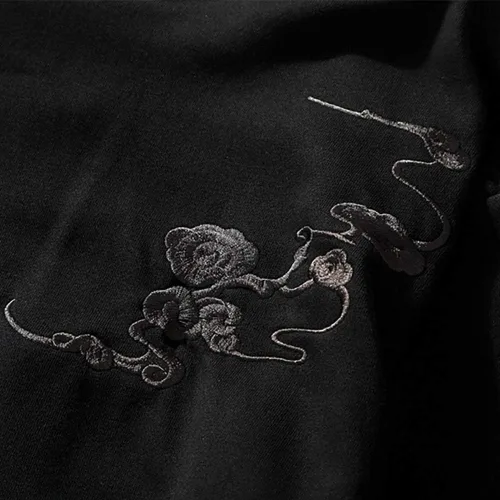 Miniatura 4 de MFCT Sudaderas con capucha bordadas de ropa de calle japonesa