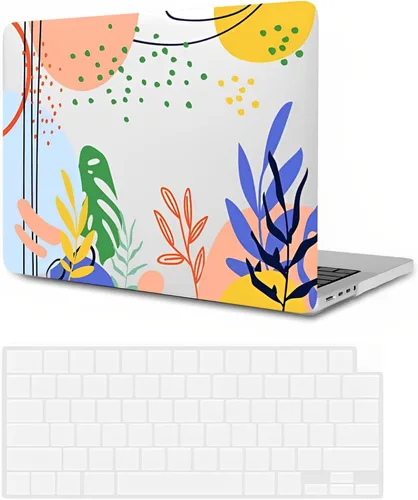 Miniatura 32 de Funda para MacBook Pro 14 2023 M2 A2779 A2442 M1 Pro/Max, Carcasa Protectora de Plástico Duro para Laptop y Cubierta para Teclado, Tablero de Damas