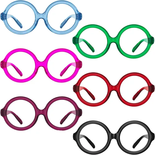 Miniatura 10 de Eyekepper Paquete de 4 Gafas de Lectura Redondas de Gran Tamaño (2 Pares Negros y 2 Pares Carey) para Hombres y Mujeres Lectores Retro +1.00