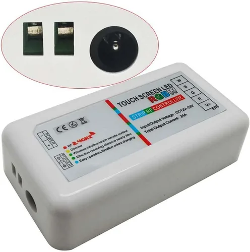 Miniatura 5 de RGBW RGB 4PIN 5PIN Controlador de tira LED 2.4GHz RF Pantalla táctil inalámbrica Control remoto 5050SMD 3528 RGBWW RGBCW LED Strip LED Bombilla