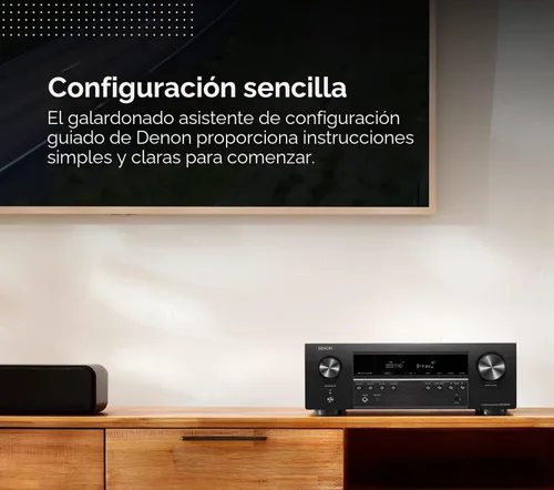 Miniatura 5 de Denon AVR-S570BT Receptor AV de 5.2 canales 8K Ultra HD Audio y Video, Receptores estéreo, Denon AVR Transmisión inalámbrica Bluetooth, (4) Entradas