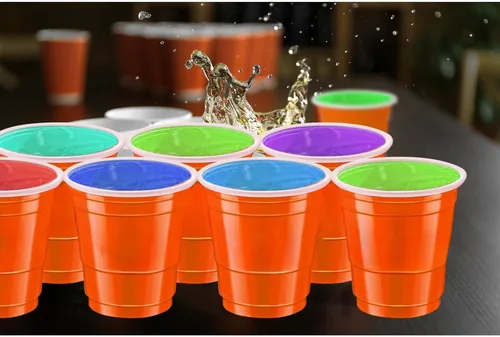 Miniatura 6 de 120 vasos de chupito de plástico naranja de 2 onzas, vasos de chupito de Acción de Gracias, desechables para beber, degustaciones servidas