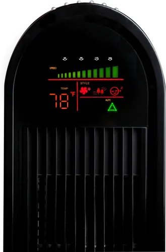 Miniatura 4 de Ozeri ventilador en torre de oscilación 360, con tecnología micro-blade de reducción de ruido