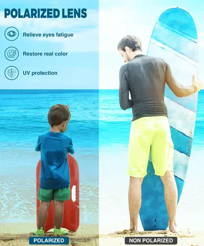 Miniatura 5 de Aegend Gafas de natación polarizadas para niños, gafas de natación antivaho para niños de 6 a 11 años