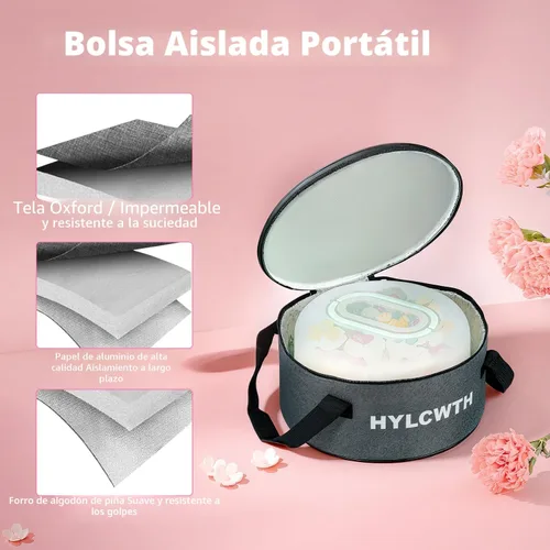 Miniatura 6 de Porta pasteles con tapa y asa, soporte para pasteles sin BPA con tapa para portador de pasteles redondo de 10 pulgadas con 10 tableros redondos