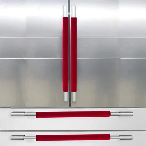 Miniatura 13 de Fundas para manijas de refrigerador, juego de fundas para manijas de electrodomésticos de cocina, horno microondas, nevera o lavavajillas, protector