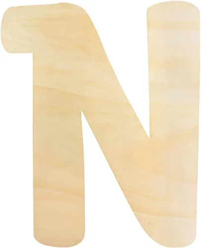 Miniatura 21 de Letras de madera grandes S, letras de madera grandes de 12 pulgadas, letras de madera sin terminar para decoración de pared, manualidades, tablero