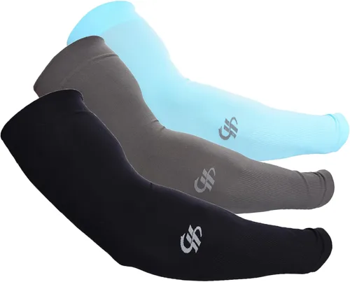 Miniatura 11 de HOPESHINE Mangas de compresión de enfriamiento UPF50+ con protección UV para hombres y mujeres, ciclismo, conducción, cubierta de tatuaje al aire 3