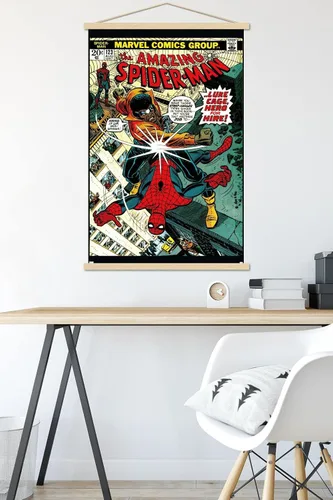 Miniatura 5 de Trends International Marvel Comics Amazing Spider-Man #123 - Póster de pared, 22.37 x 34.00 pulgadas, paquete de impresión premium y colgador