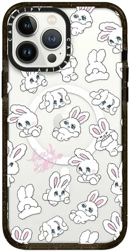Miniatura 371 de Funda Impact de CASETiFY para iPhone 13 Pro Max con Magsafe - Estuche Claro Cuento de Invierno - Claro Negro Estuche transparente Winter Tale