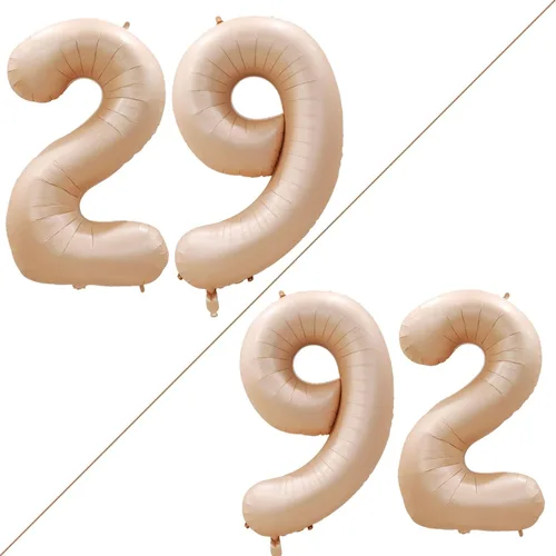 Miniatura 234 de Goer, conjunto de globos de papel aluminio para decoraciones de cumpleaños, globos de las letras de feliz cumpleaños y de números Oro