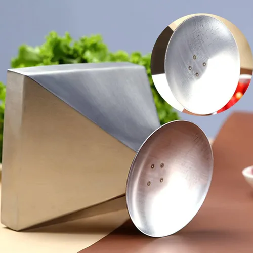 Miniatura 7 de DOITOOL Onigiri - Molde de acero inoxidable pirámide para tartas de carne, forma de triángulo, forma de relleno de alimentos, moldeador de arroz